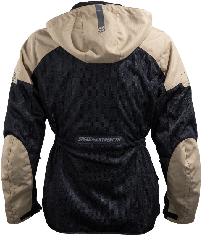 Speed and Strength Starstruck Mesh Jacket Trench Tan/Black Womens - Medium - Bull Strap