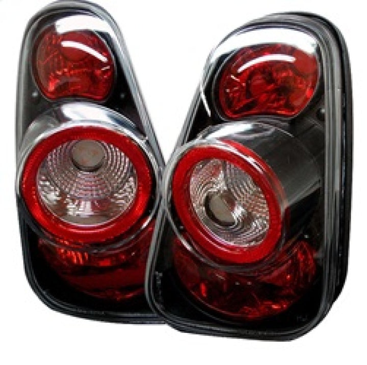Spyder Mini Cooper 02-06/Cooper Convertibles 05-08 Euro Style Tail Lights Black ALT-YD-MC02-BK - Bull Strap