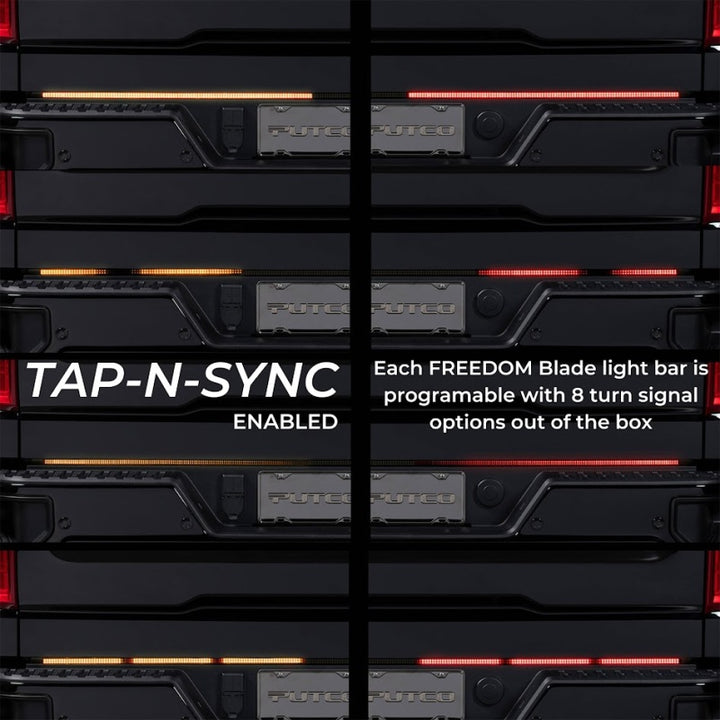 Putco 20-23 Chevy Silverado/GMC Sierra Freedom Blade LED Tailgate Light Bar w/Plug-N-Play Connector - Bull Strap