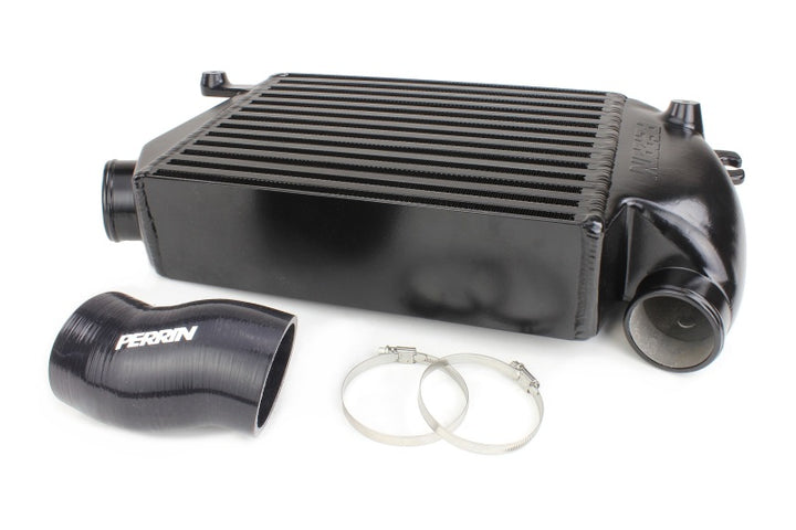 PERRIN 15-21 Subaru WRX / 14-18 Forester XT Top Mount Intercooler - Black - Bull Strap