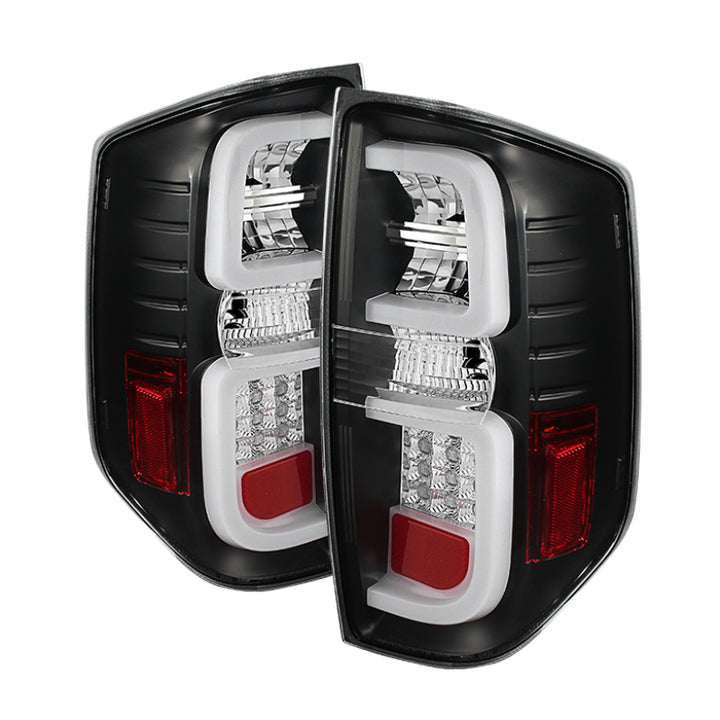 Spyder Toyota Tundra 2014-2016 Light Bar LED Tail Lights Black ALT-YD-TTU14-LED-BK - Bull Strap