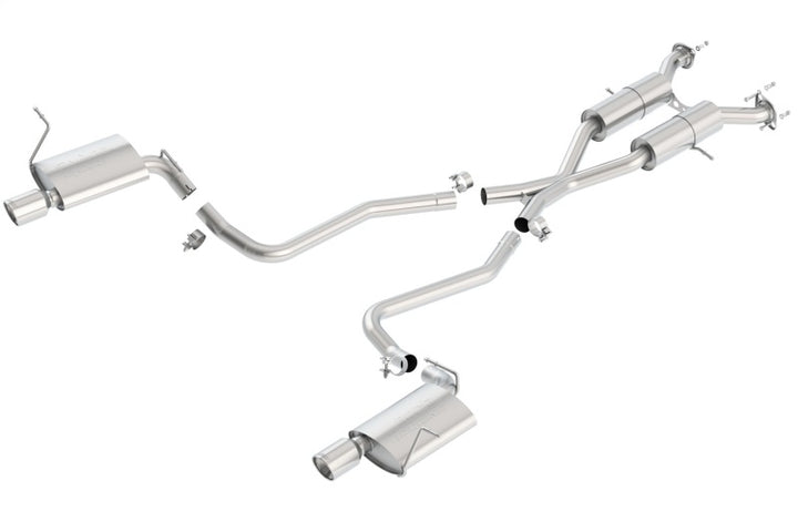 Borla 11-16 Jeep Grand Cherokee Limited/Laredo 5.7L 8cyl 4WD/RWD SS Catback Exhaust - Bull Strap