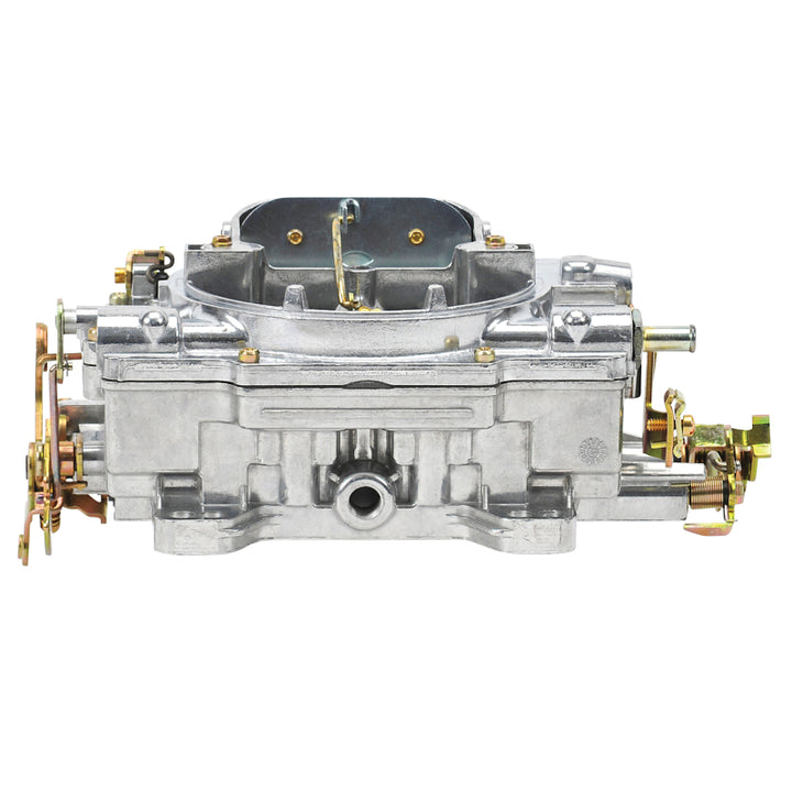 Edelbrock Carburetor Performer Series 4-Barrel 600 CFM Manual Choke Satin Finish - Bull Strap