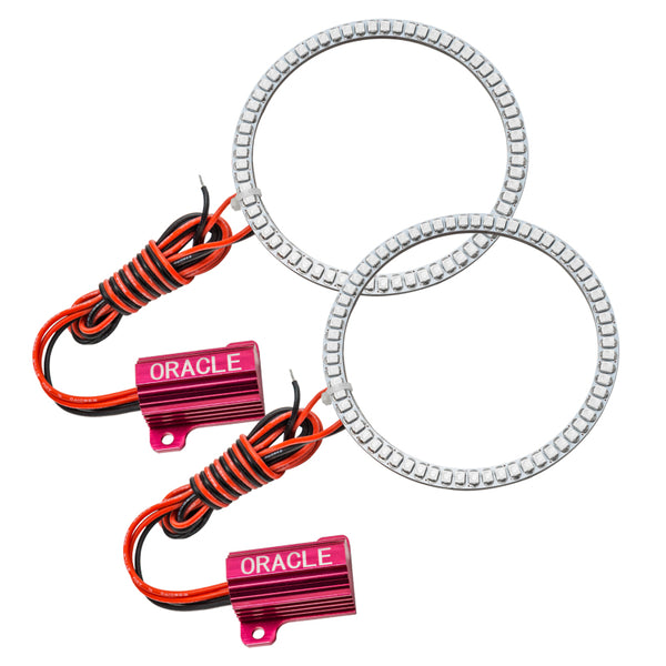 Oracle 07-17 Jeep Wrangler LED Fog Halo Kit - Amber - Bull Strap