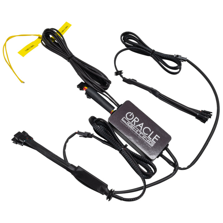 Oracle 15-17 Ford Mustang V6/GT/Shelby Dynamic DRL  w/ Halo Kit - ColorSHIFT - Dynamic - Bull Strap