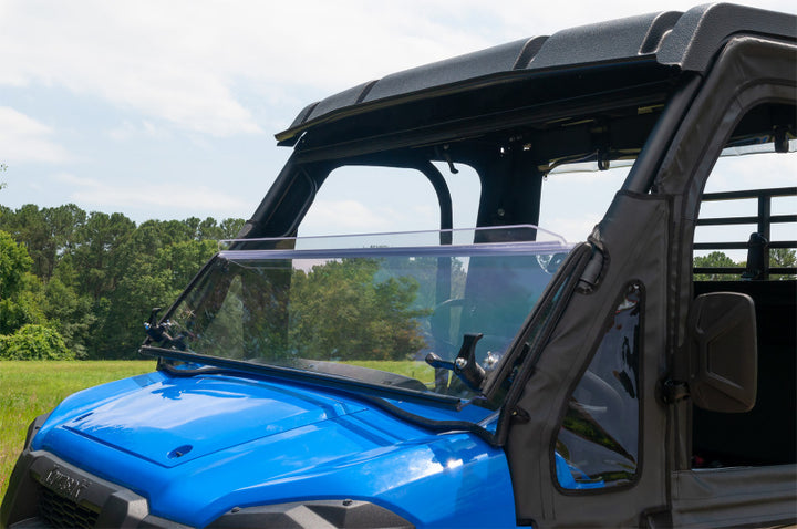 Seizmik 15-23 Kawasaki Mule PRO-FX/FXT Windshield Folding AR2 - Bull Strap