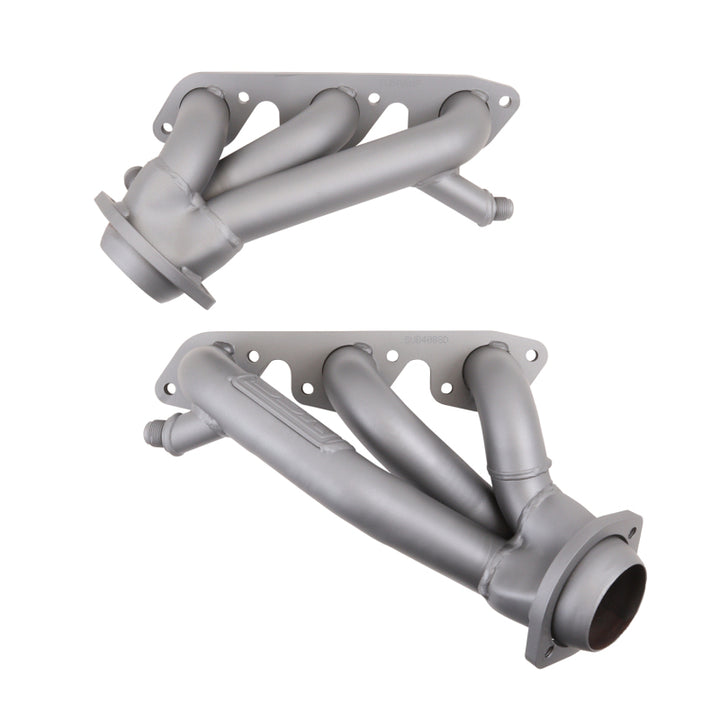 BBK 99-04 Ford Mustang V6 Shorty Tuned Length Exhaust Headers - 1-5/8 Titanium Ceramic - Bull Strap