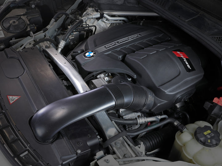 aFe Magnum Force Stage-2Si Cold Air Intake System w/ Pro 5R Media BMW X5 (F15) / X6 (F16) 14-19 3.0L - Bull Strap