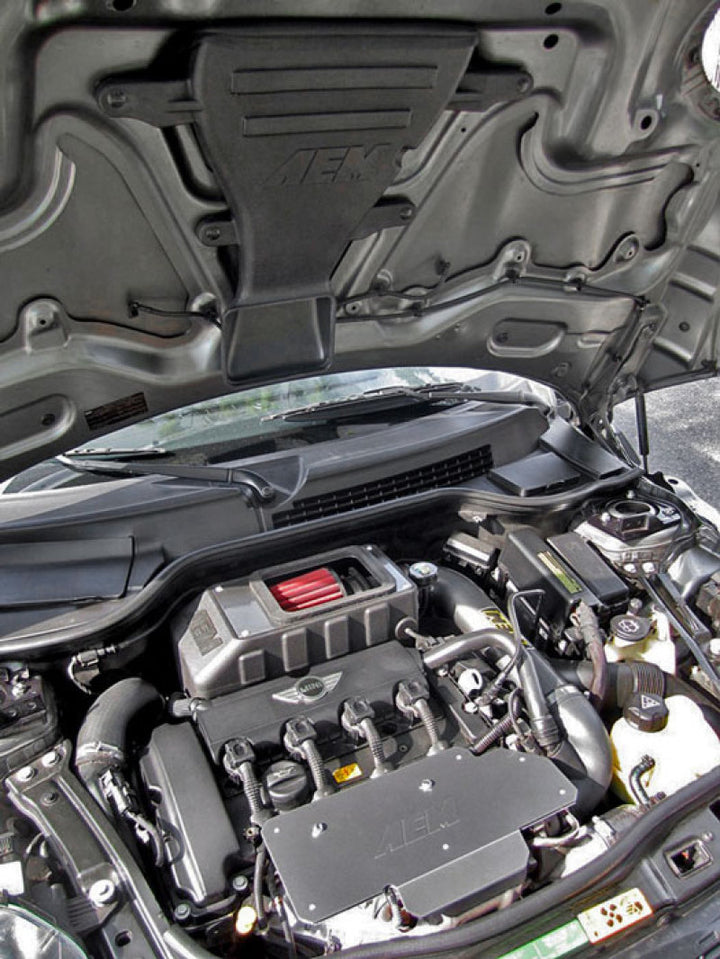 AEM 07-10 Mini Cooper S 1.6L (w/ MAF) Cold Air Intake - Bull Strap