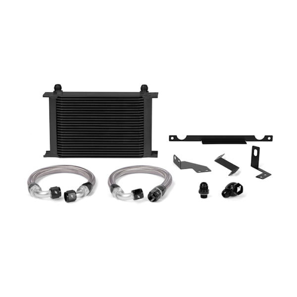 Mishimoto Mitsubishi Evolution 7/8/9 Black Oil Cooler Kit - Bull Strap