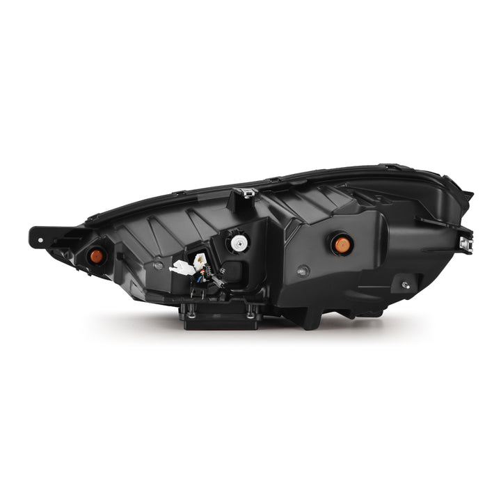 AlphaRex 12-21 Tesla Model S NOVA LED Proj Headlights Alpha-Black w/Actv Light & Seq.Sig / SB DRL - Bull Strap