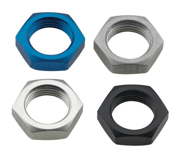 Fragola -10AN Bulkhead Nut - Black - Bull Strap