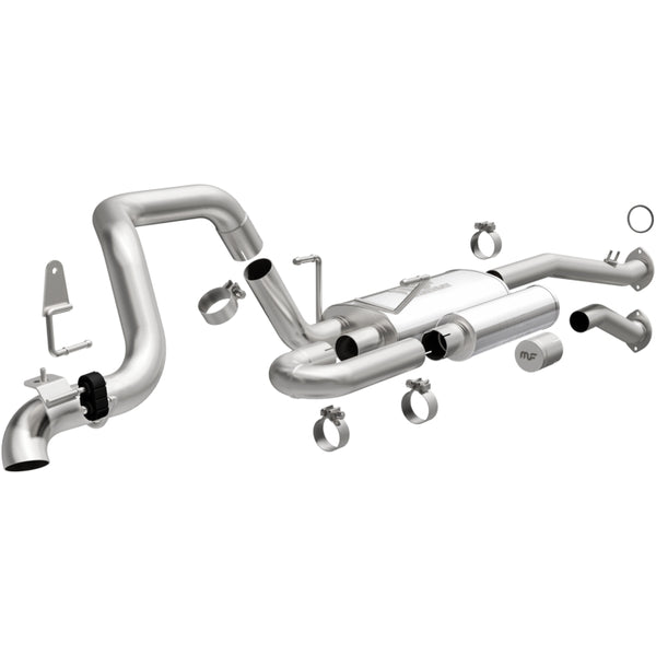 MagnaFlow 98-02 Toyota 4Runner Overland Series Cat Back Performance Exhaust - Bull Strap