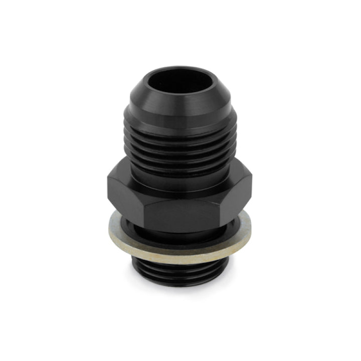 Mishimoto Sandwich Plate Fitting M20 x -10AN Black - Bull Strap