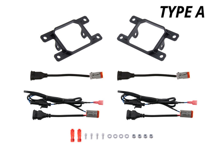 Diode Dynamics SS3 Type B Fog Light Mounting Kit - Bull Strap