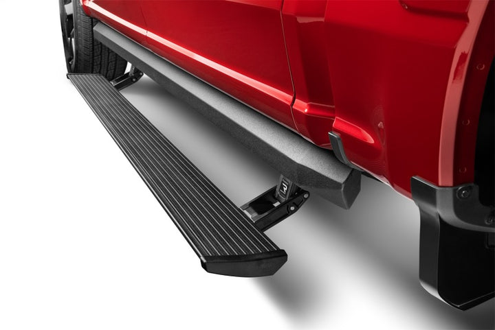 AMP Research 19-22 Ram 1500 Crew Cab PowerStep XL - Black (Incl OEM Style Illumination) - Bull Strap