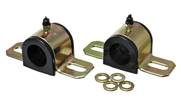 Energy Suspension All Non-Spec Vehicle Black Greaseable 31.5mm Front Sway Bar Bushings - Bull Strap