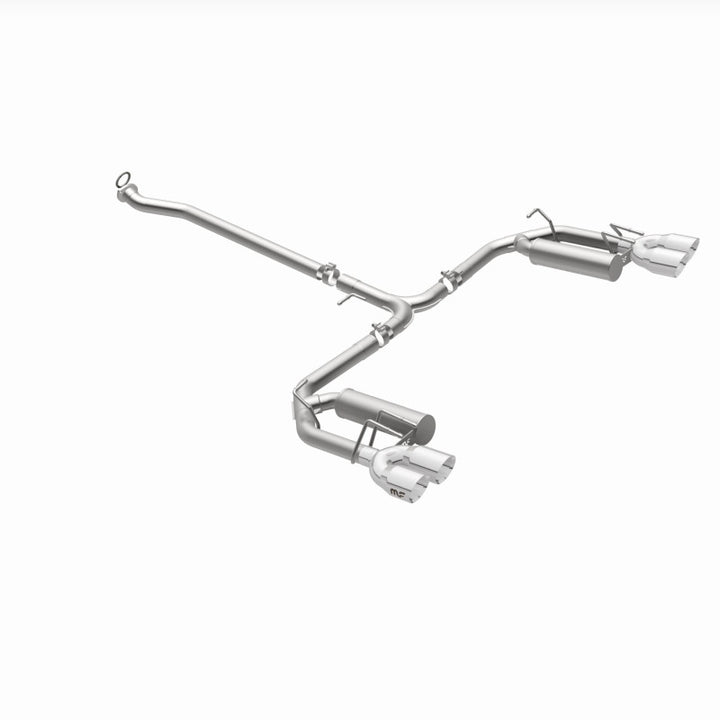 MagnaFlow 18-19 Toyota Camry XSE 2.5L (FWD) Street Series Cat-Back Exhaust w/4in Polished Quad Tips - Bull Strap