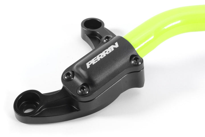 PERRIN 22-25 Subaru WRX Front Strut Brace - Neon Yellow - Bull Strap