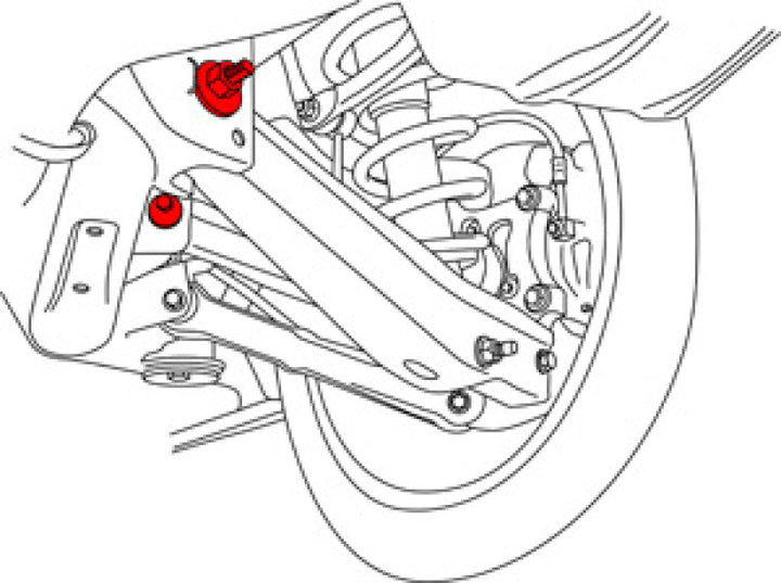 SPC Performance Camaro Rear Camber/Toe Adjustment Kit - Bull Strap