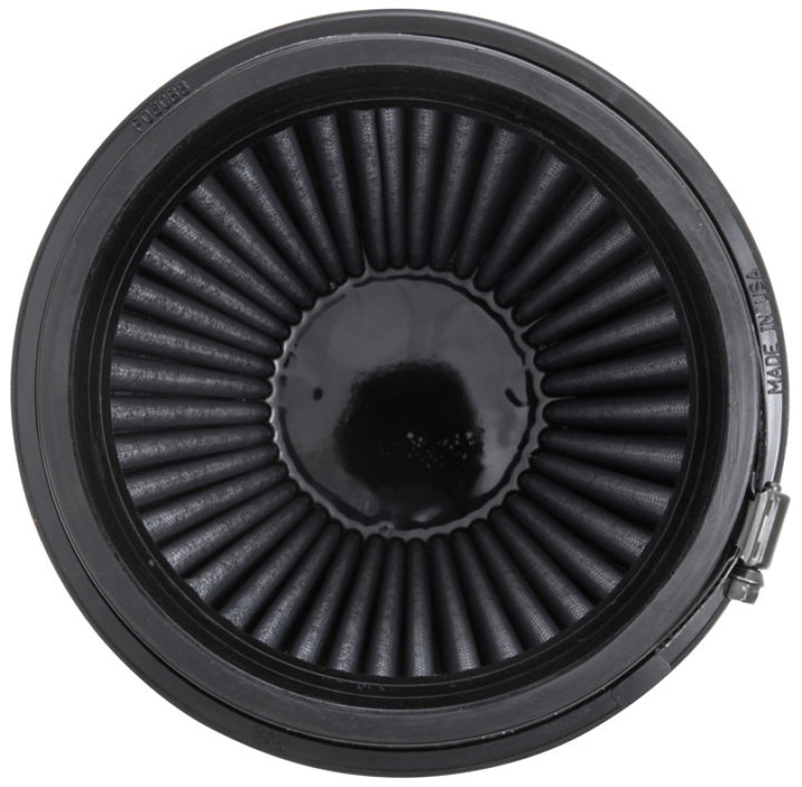 K&N Universal Rubber Filter Round Tapered 6in Flange ID x 7.5in Base OD x 5.25in Top OD x 6in Height - Bull Strap