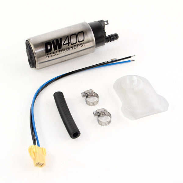 DeatschWerks 415LPH DW400 In-Tank Fuel Pump w/ 9-1041 Install Kit 98-11 Nissan Patrol - Bull Strap