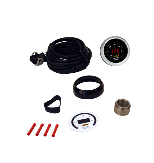 AEM Digital Wideband UEGO Gauge w/o Sensor - Bull Strap