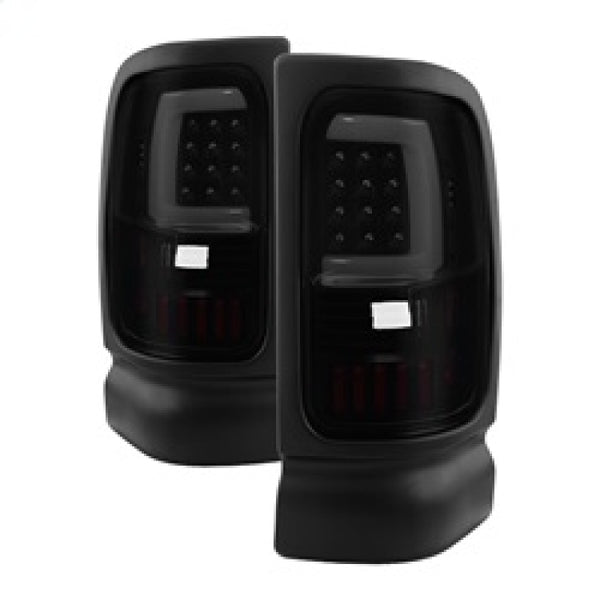 xTune Dodge Ram 1500 94-01 Tail Lights - Light Bar LED - Black ALT-ON-DRAM94V3-LBLED-BSM - Bull Strap