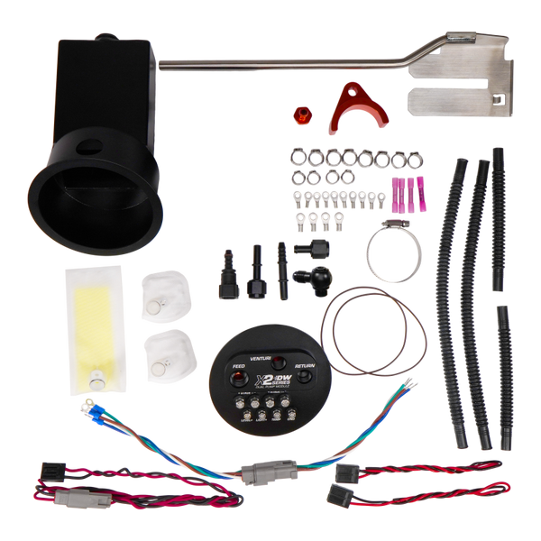 DeatschWerks 94-02 Nissan Silvia and Skyline X2 Surge Module with No Pumps - Bull Strap