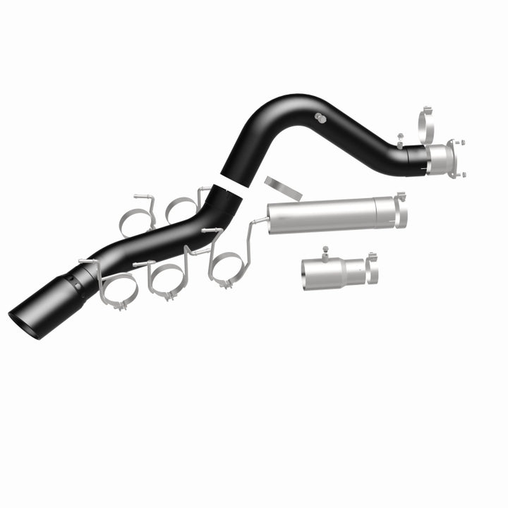 MagnaFlow 2024+ Chevy Silverado 2500HD/3500HD Black Series Filter-Back Performance Exhaust - Bull Strap