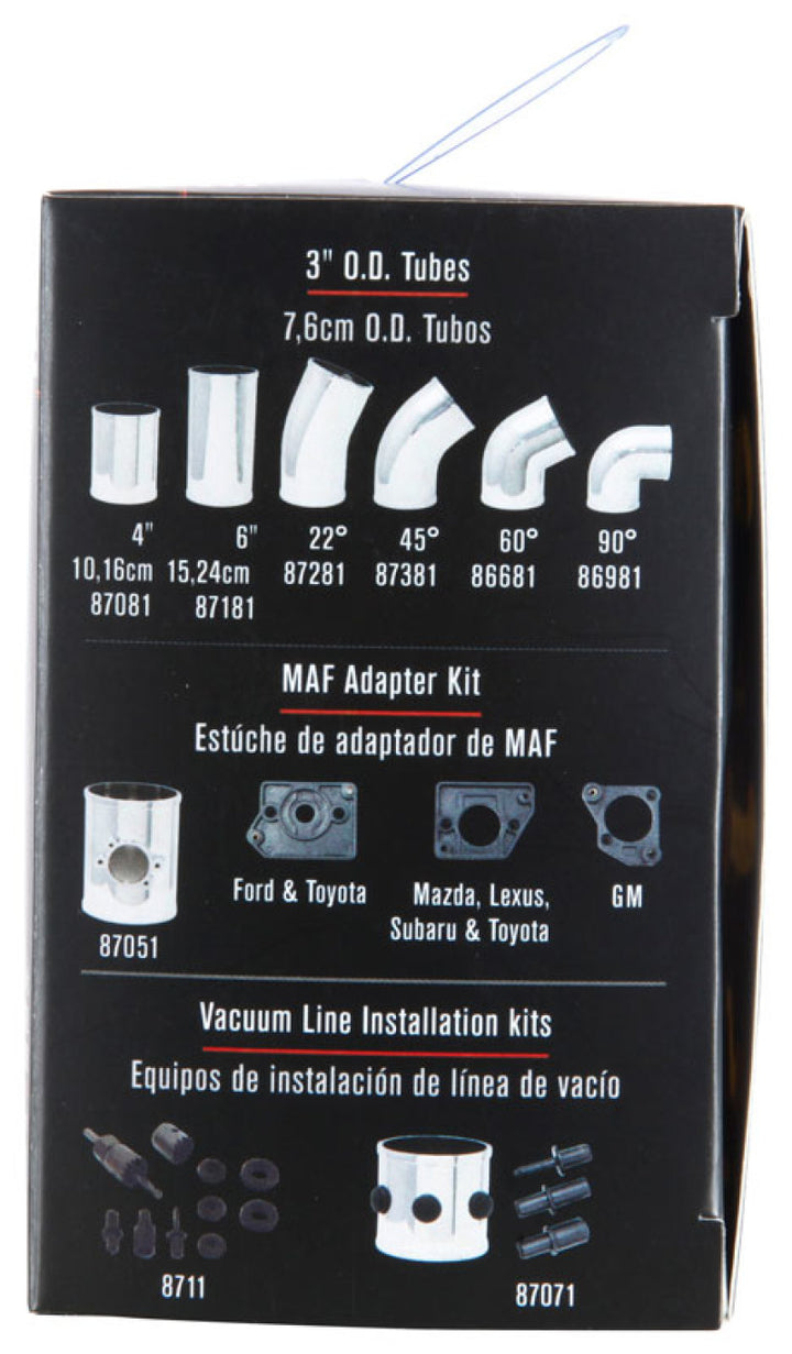 Spectre Universal Pre-Filter Wrap 6in. x 6.125in. - Black - Bull Strap