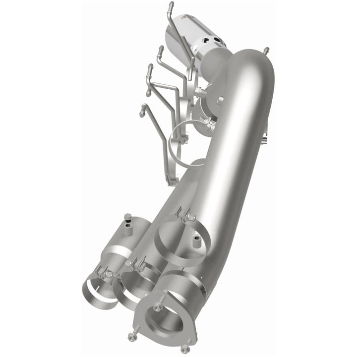 MagnaFlow 2024+ Chevy Silverado 2500HD/3500HD Pro Series Filter-Back Performance Exhaust - Bull Strap