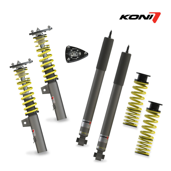 Koni GTS Coilovers 15-20 / 22-24 Volkswagen Golf & GTI (55mm Strut + Multilink Rear Only) - Bull Strap