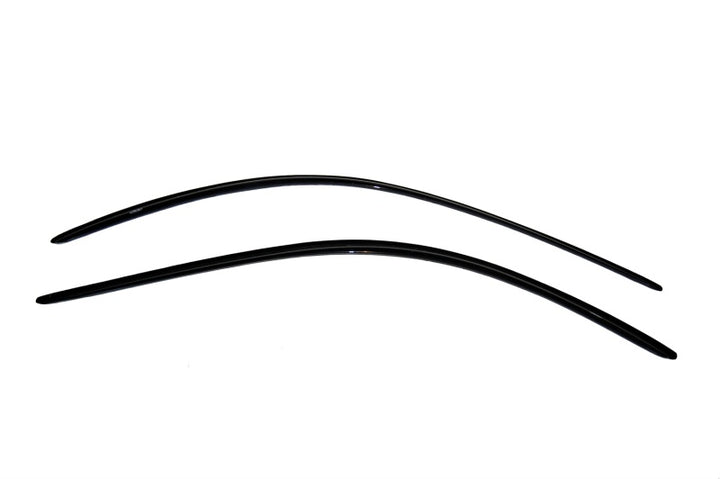AVS 94-04 Ford Mustang Ventvisor Outside Mount Window Deflectors 2pc - Smoke - Bull Strap