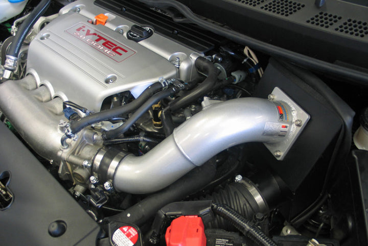 K&N 06-09 Civic Si Silver Typhoon Short Ram Intake - Bull Strap