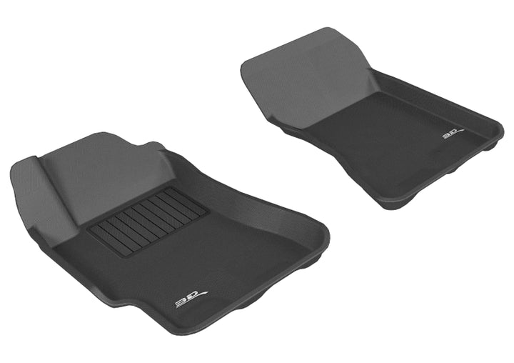 3D MAXpider 2002-2007 Subaru Impreza Kagu 1st Row Floormat - Black - Bull Strap