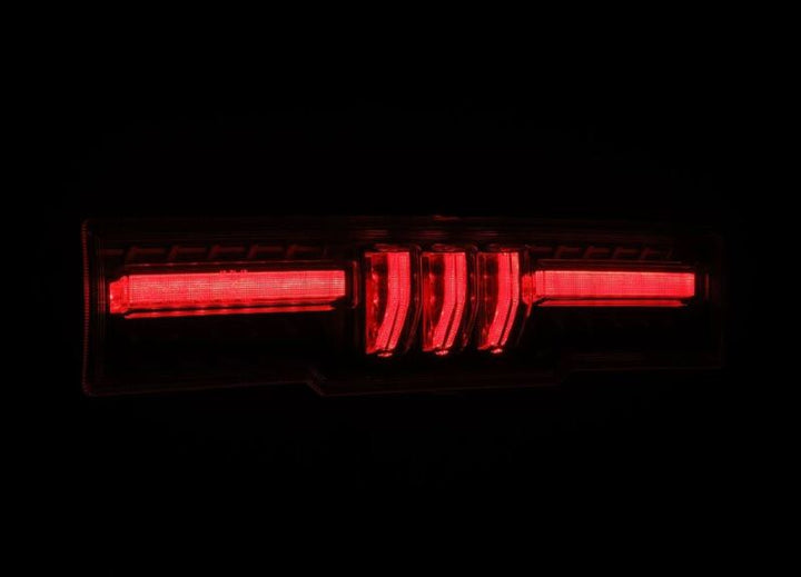 AlphaRex 21-24 Toyota GR86 / 21-24 Subaru BRZ NOVA-Series Prismatic LED Fourth Brake Light Blk Smoke - Bull Strap