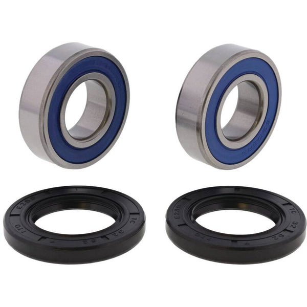 All Balls Racing 13-16 BMW R Nine T Wheel Bearing Kit Front - Bull Strap