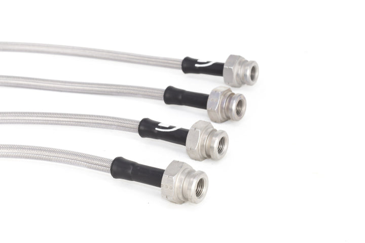 Goodridge 17-18 Honda Civic (Base/LX/EX) Stainless Steel Brake Line Kit - Bull Strap