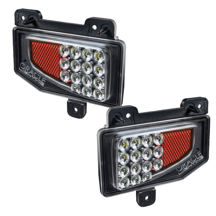 Oracle Rear Bumper LED Reverse Lights for Jeep Gladiator JT - 6000K - Bull Strap