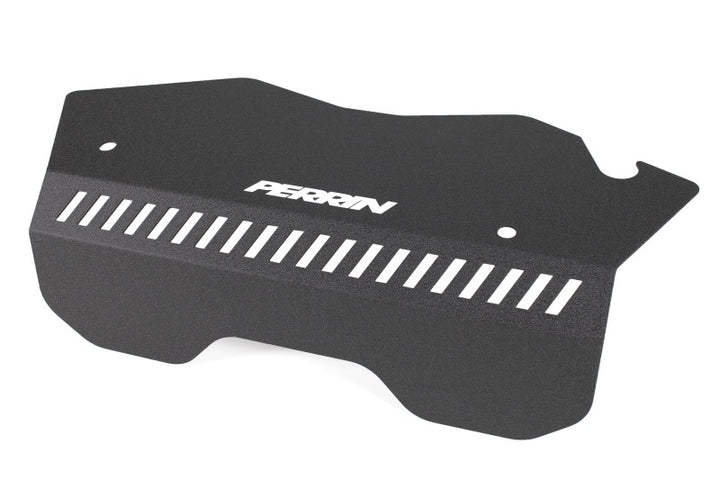 PERRIN 22-25 Subaru WRX Pulley Cover - Black (TALL - For Use w/o PERRIN AOS) - Bull Strap