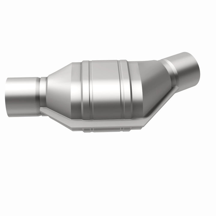 MagnaFlow Conv Univ 2.5 Angled Inlet - Bull Strap