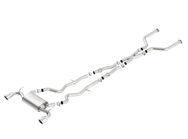 Borla 2017 Infiniti Q60S 3.0T V6 S Type Catback Exhaust - Bull Strap