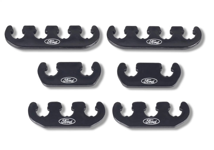 Ford Racing Wire Dividers 4 to 3 to 2 - Black w/ White Ford Logo - Bull Strap
