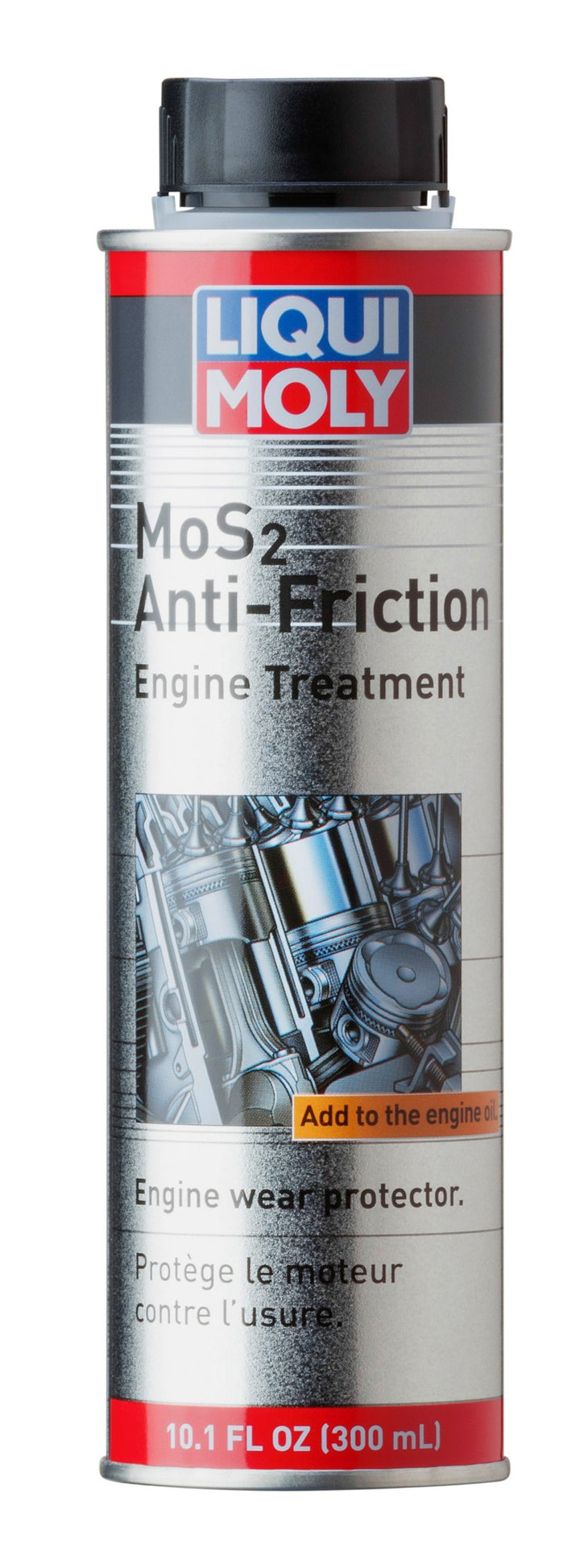 LIQUI MOLY 300mL MoS2 Anti-Friction Engine Treatment - Bull Strap