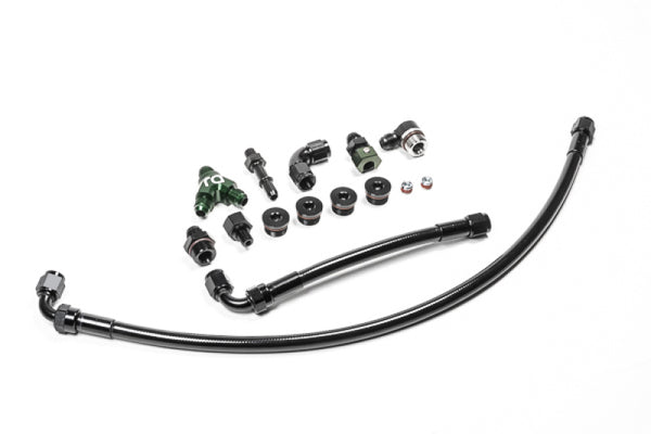 Radium Engineering Ford Coyote S550 Fuel Rail Plumbing Kit - Bull Strap