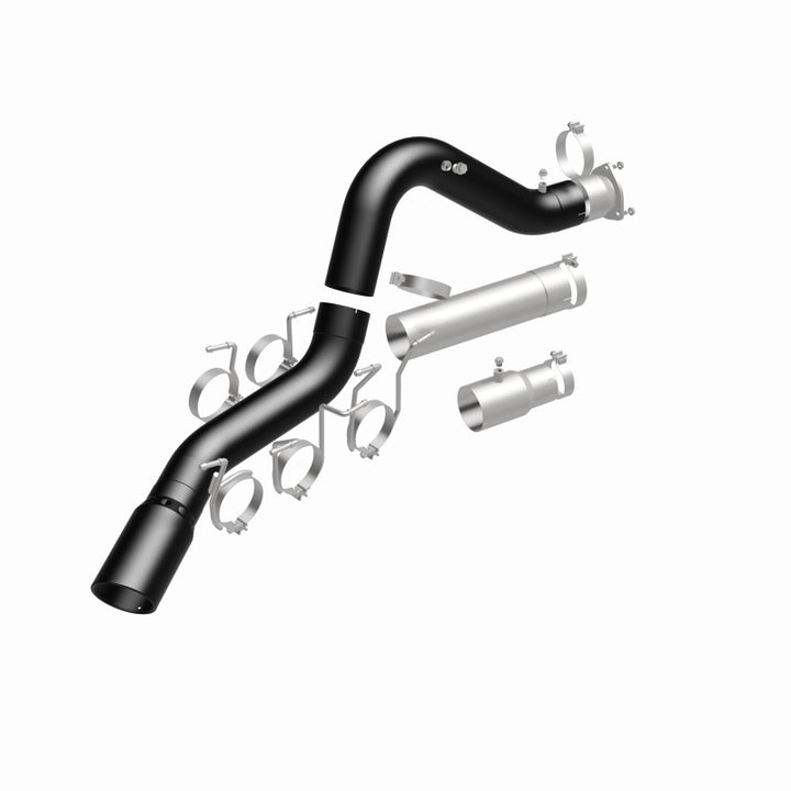 MagnaFlow 2024+ Chevy Silverado 2500HD/3500HD Black Series Filter-Back Performance Exhaust - Bull Strap