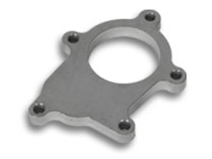 Vibrant T3 Turbo Discharge Flange (5 Bolt) for External Wastegate applicationsT304 SS 1/2in Thick - Bull Strap