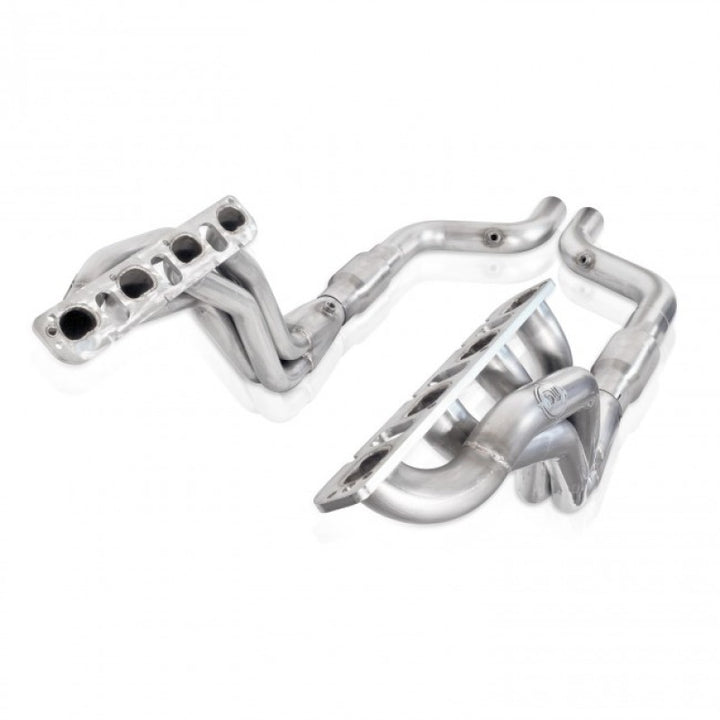 Stainless Works 2015-18 Hemi Headers 2in Primaries 3in High-Flow Cats - Bull Strap