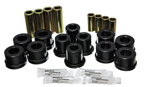 Energy Suspension 87-92 Toyota Supra Black Front Control Arm Bushing Set - Bull Strap